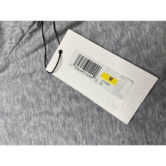 Calvin Klein Bodysuit Shirt Women's MEDIUM Gray Short-Sleeve Cotton Modal NEW - Picture 8 of 16